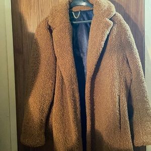 J crew Sherpa Teddy coat